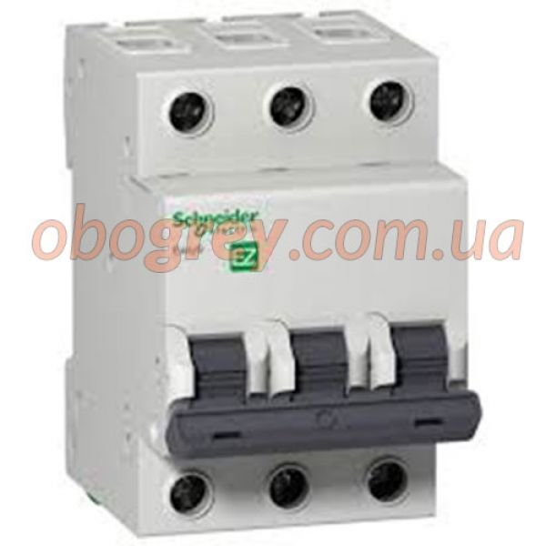 Фото – Автоматический выключатель Schneider Electric EZ9 (Easy9) 3P 50A 